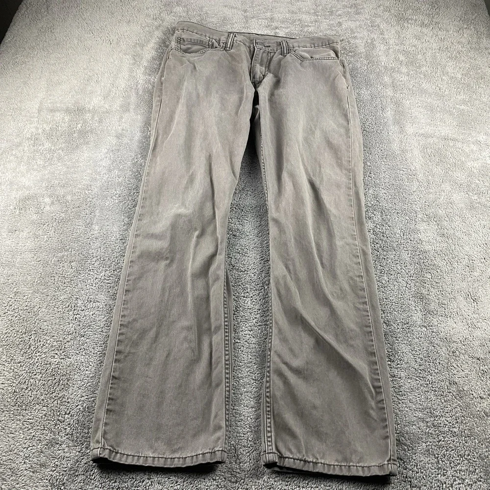 Levis 514 Straight Fit Jeans Mens 32x30 Brown Mid Rise 100% Cotton